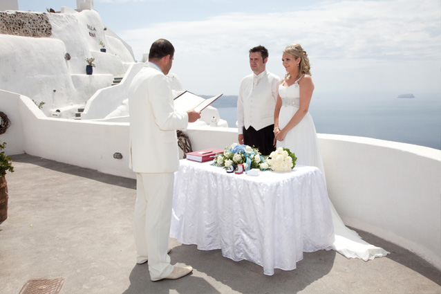 santorini weddings