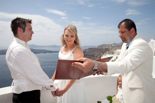 st irene chapel wedding santorini