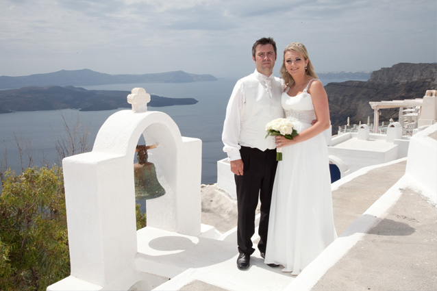 st irene chapel wedding santorini