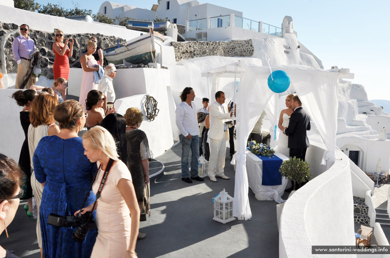 Wedding in Santorini