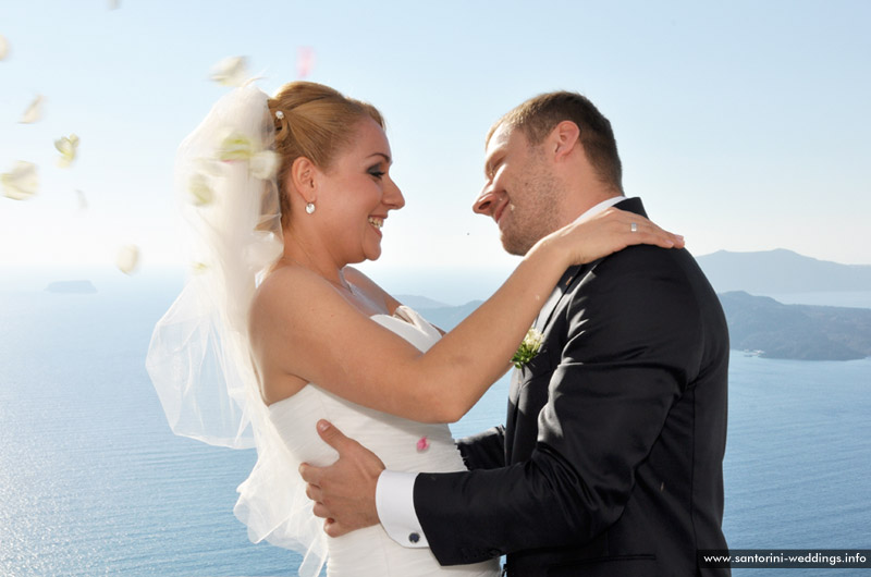 Wedding in Santorini