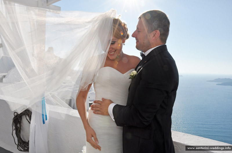 Wedding in Santorini