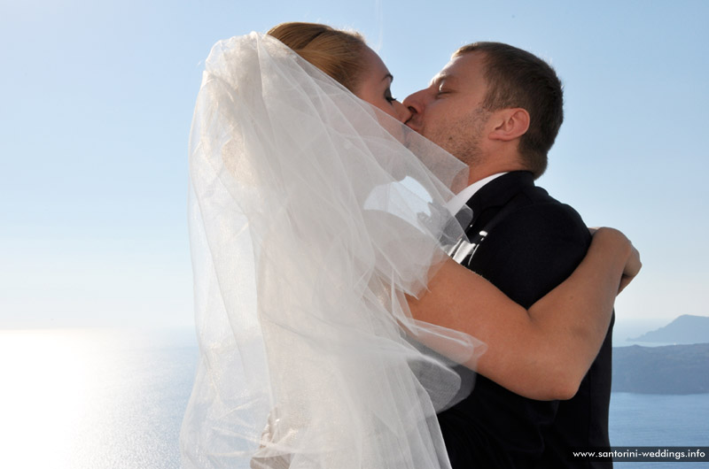 Wedding in Santorini