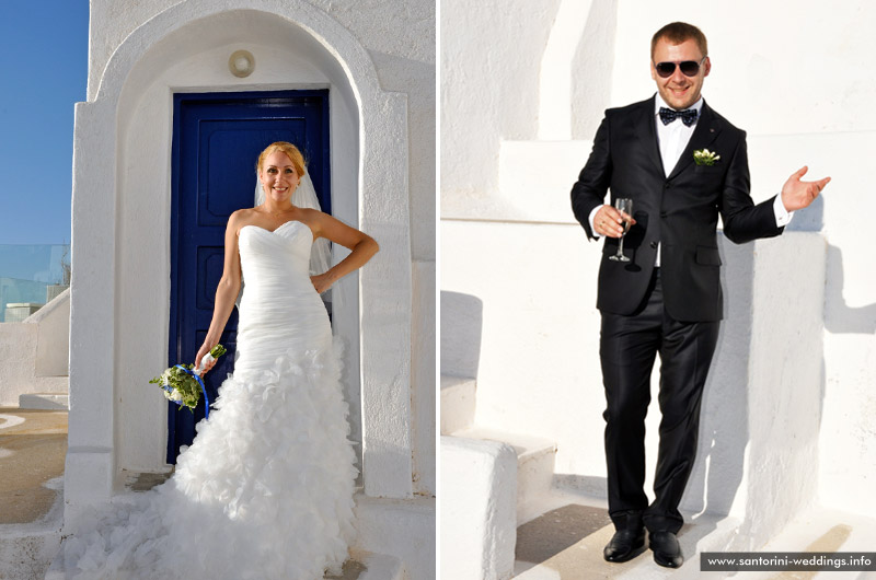 Wedding in Santorini