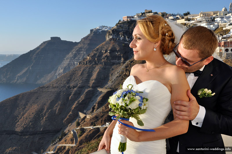 Wedding in Santorini