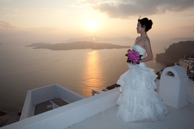 santorini wedding