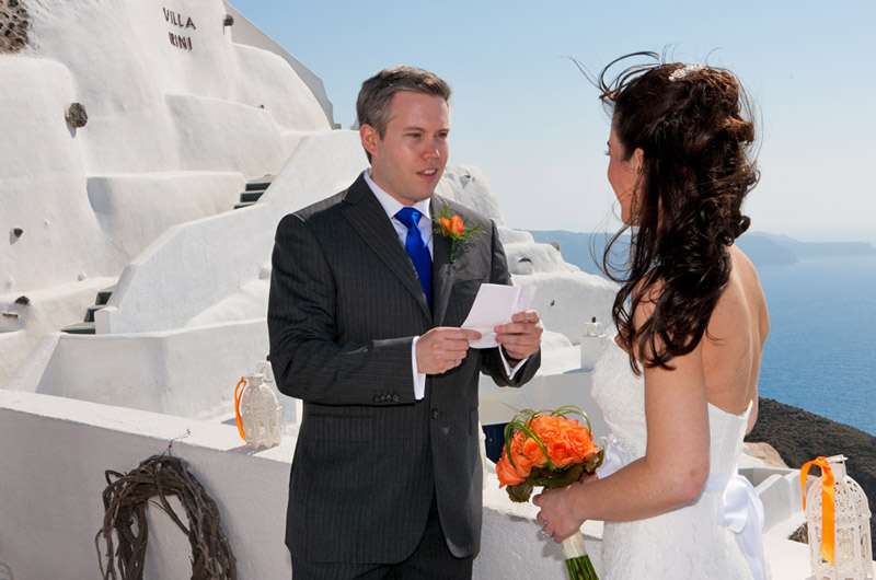 santorini weddings