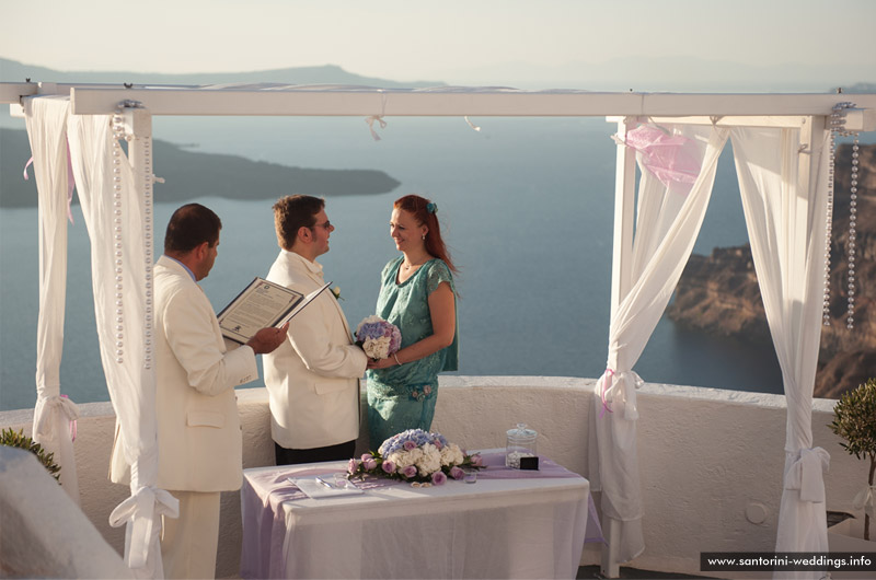 Santorini Weddings / Agia Irene