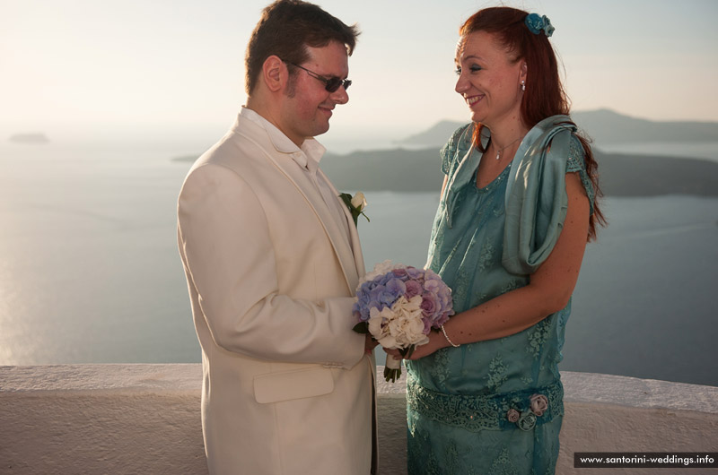 Santorini Weddings / Agia Irene