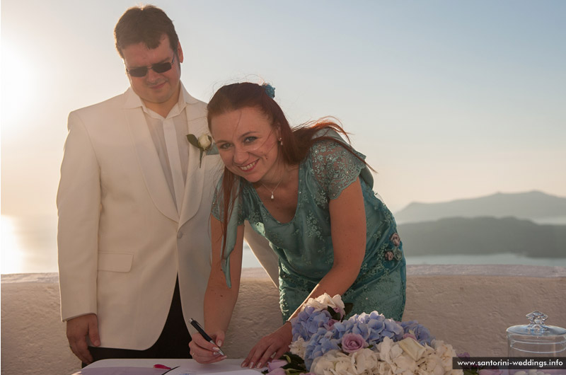 Santorini Weddings