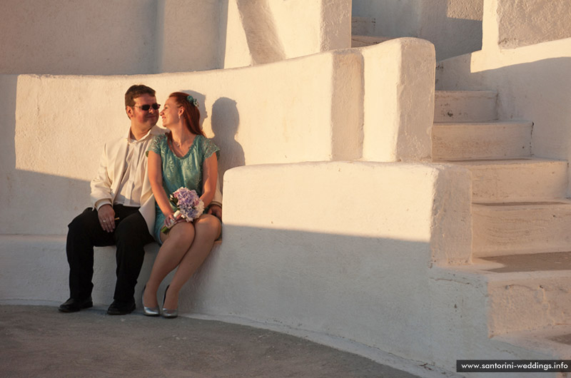 Wedding in Santorini