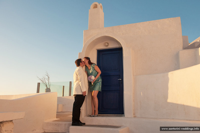 Wedding in Santorini