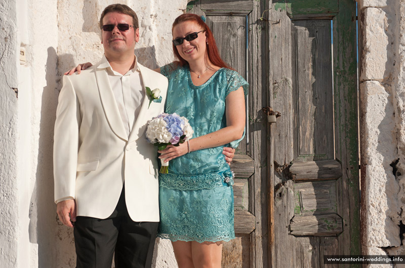 Wedding in Santorini