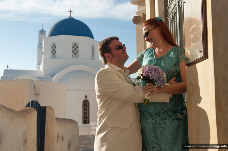 Santorini Weddings / Agia Irene