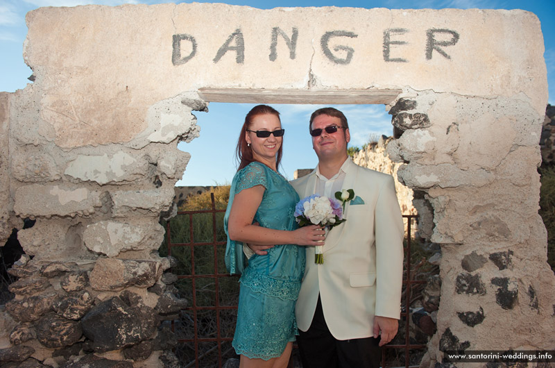 Wedding in Santorini