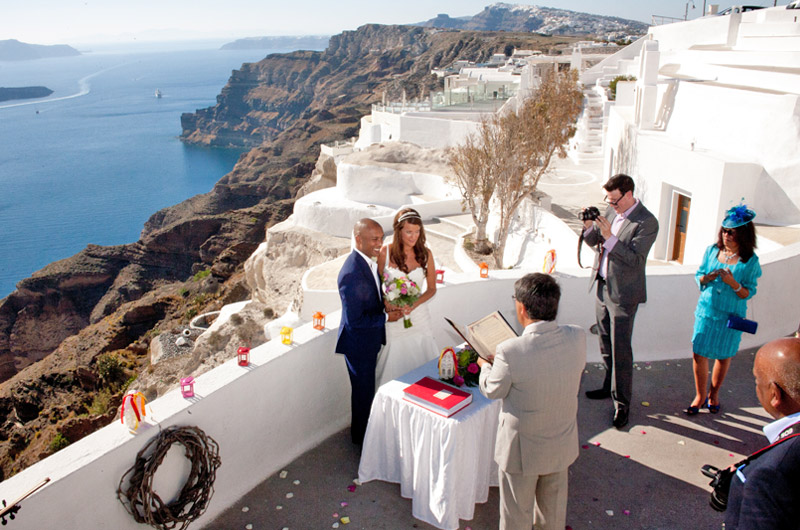 santorini weddings