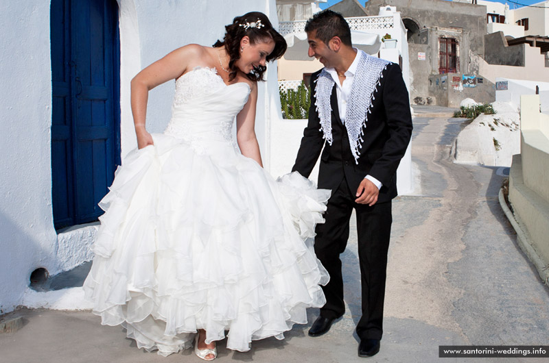 Wedding in Santorini