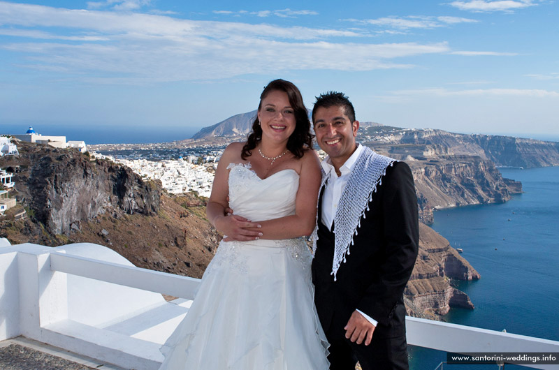 Wedding in Santorini