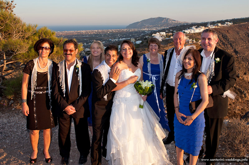 Wedding in Santorini