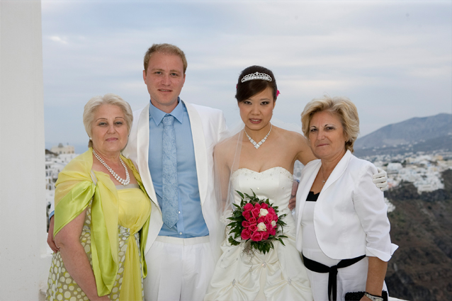 weddings in santorini