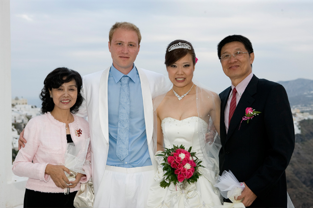 weddings in santorini