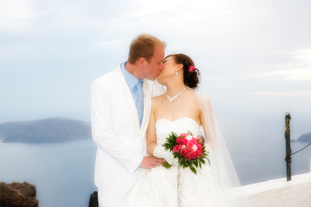 weddings in santorini