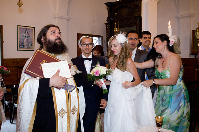 orthodox wedding santorini