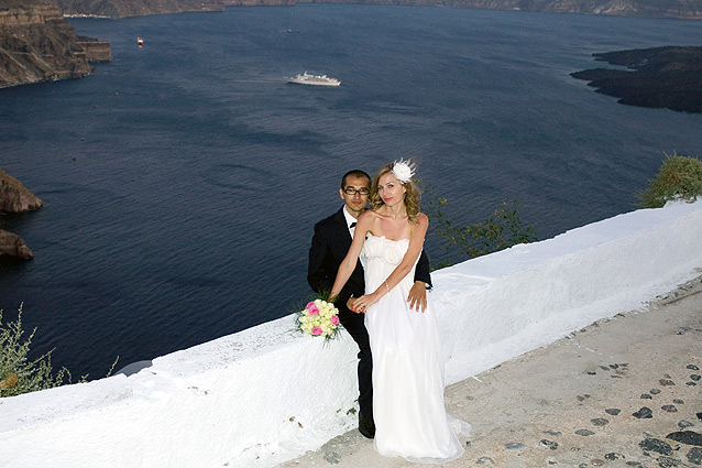 caldera view santorini