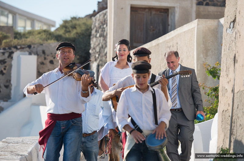 Wedding in Santorini