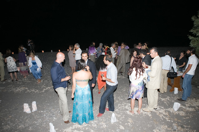 santorini-beach-party