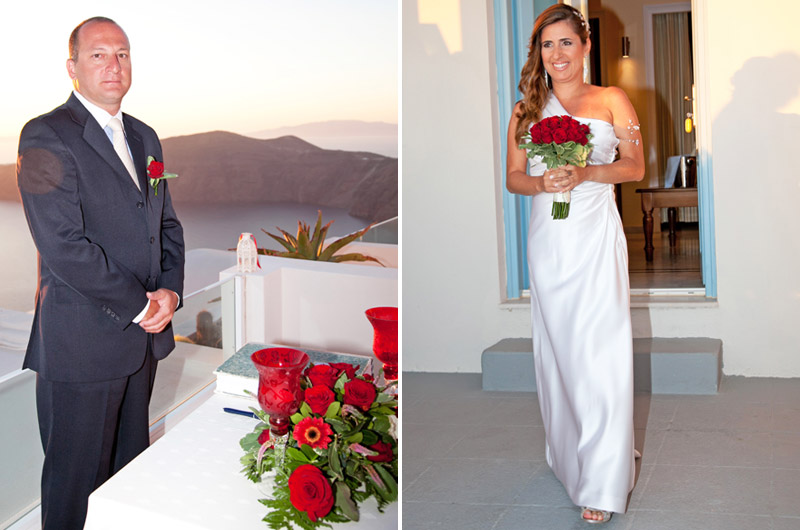 santorini weddings