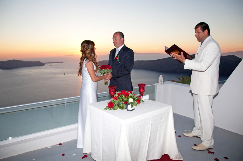 santorini weddings