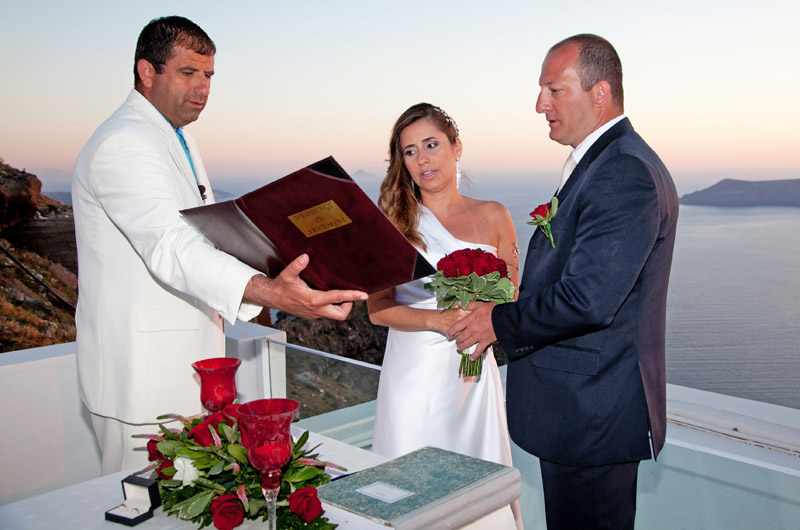 santorini weddings