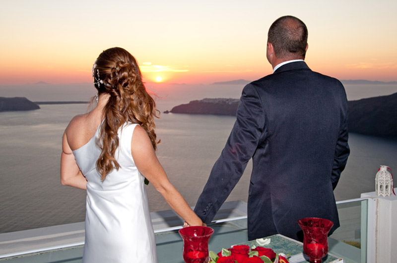 santorini weddings