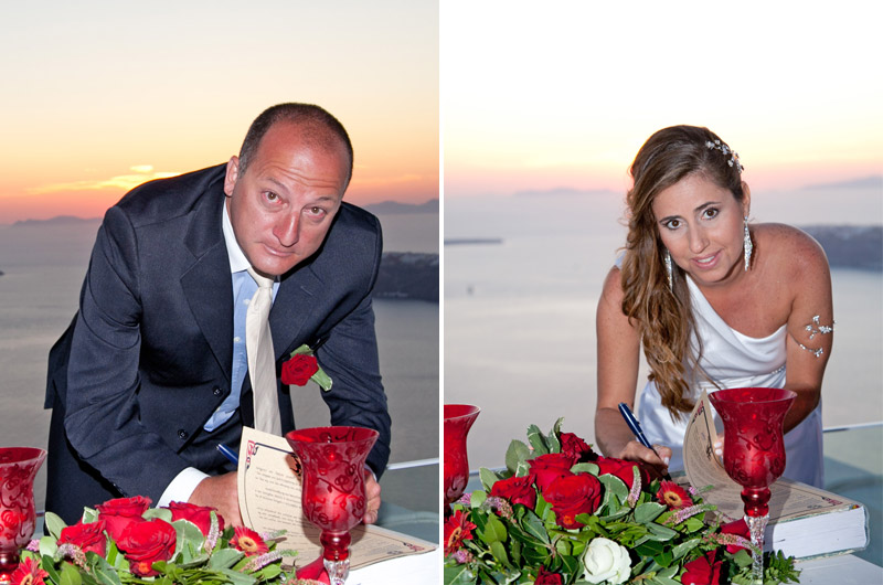 santorini weddings