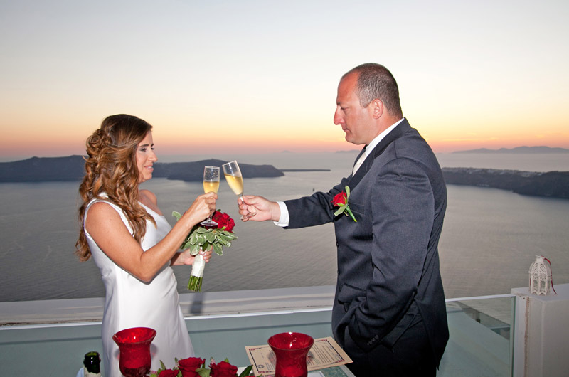 santorini weddings