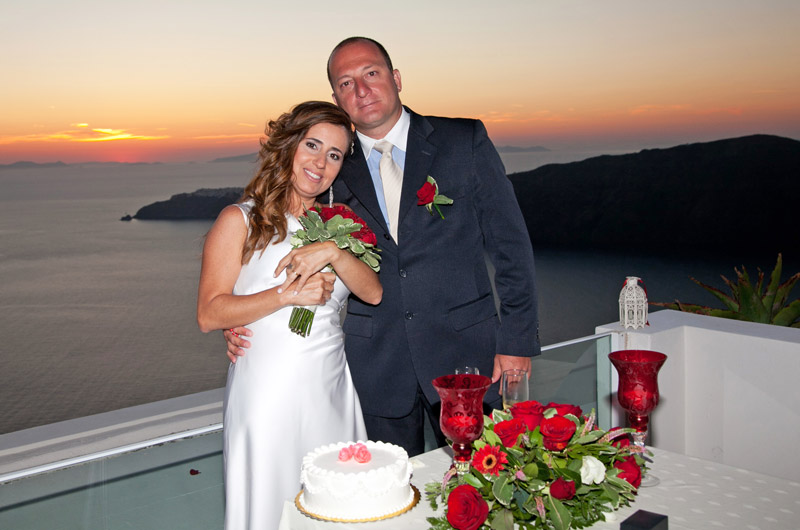 santorini weddings