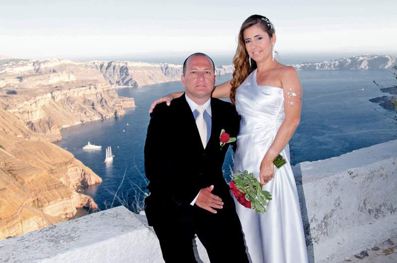 santorini weddings