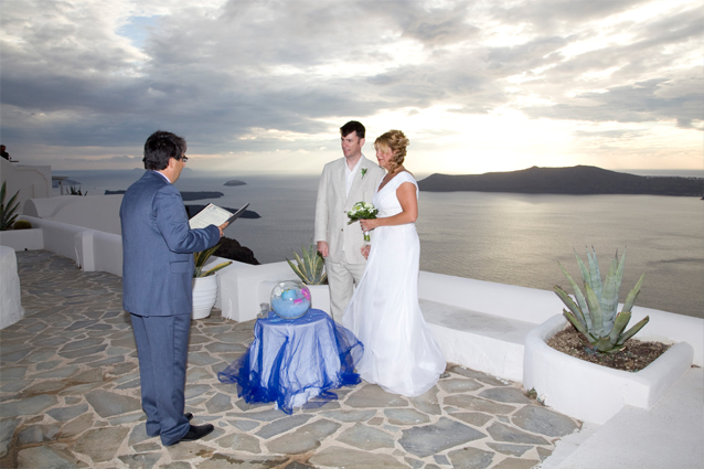 santorini weddings