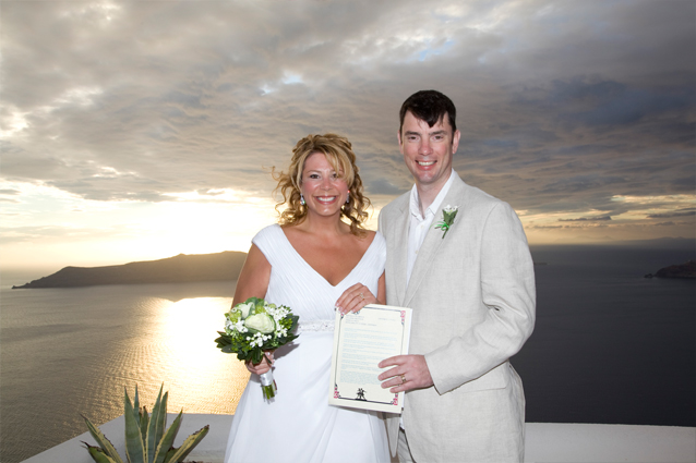 santorini weddings