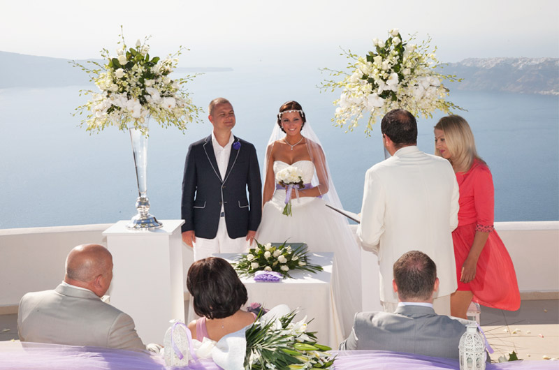 santorini weddings