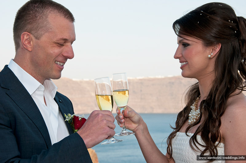 Wedding in Santorini