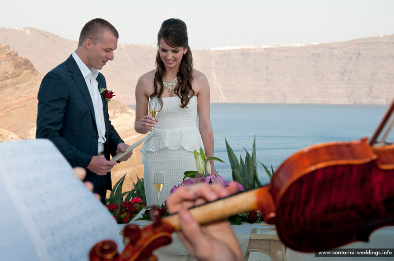 Wedding in Santorini