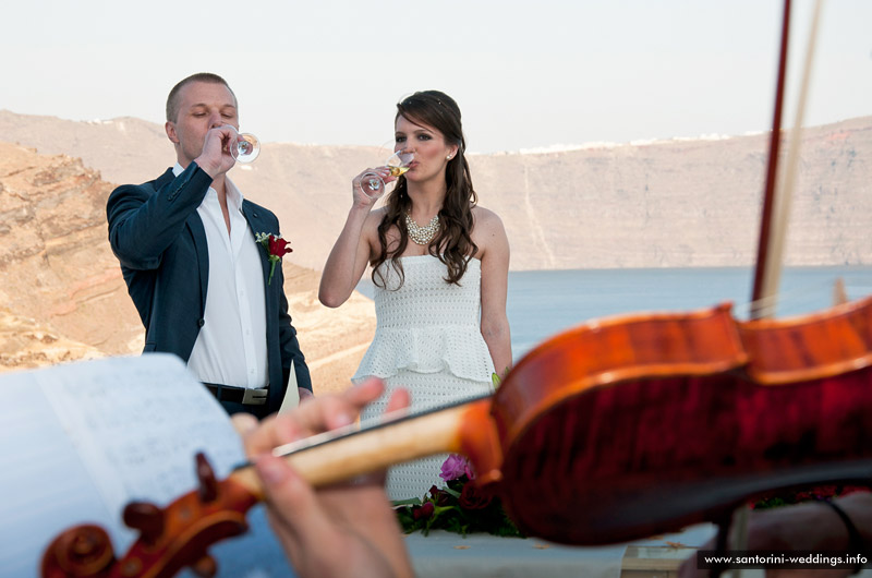 Wedding in Santorini