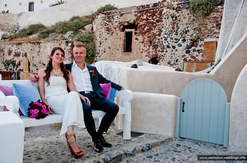 Wedding in Santorini