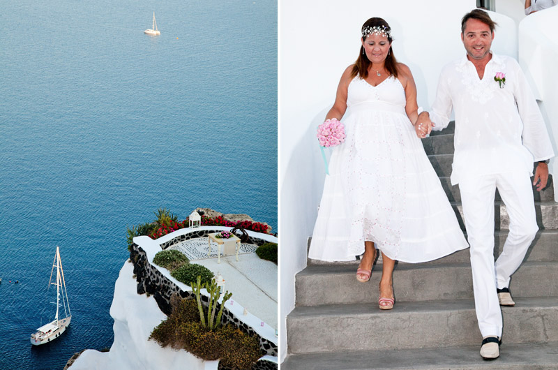 santorini weddings