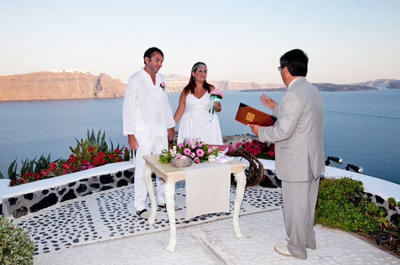 santorini weddings