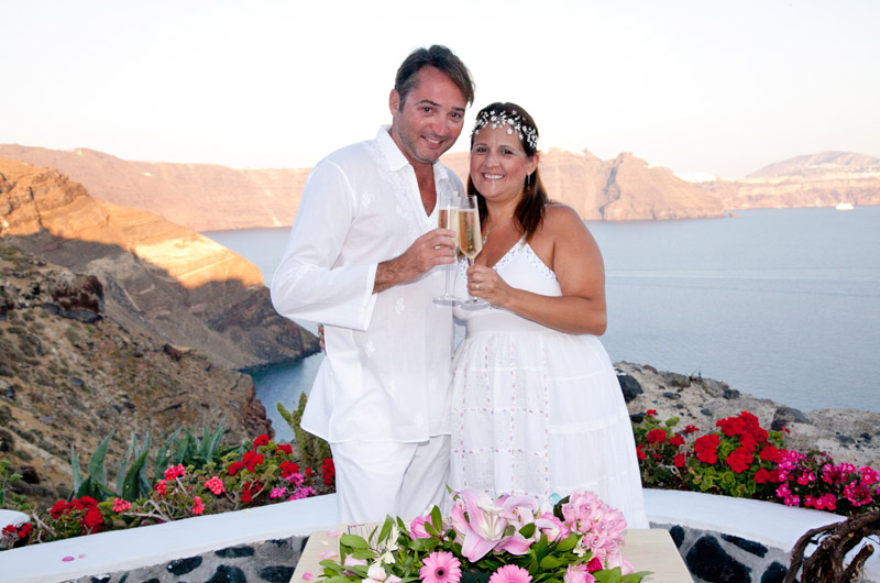 santorini weddings