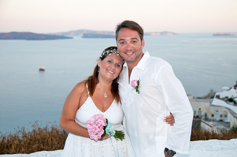 santorini weddings