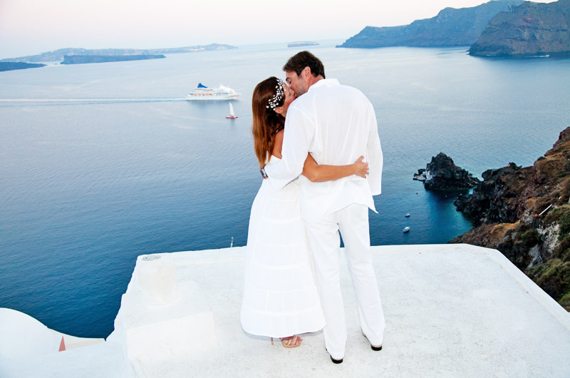 santorini weddings